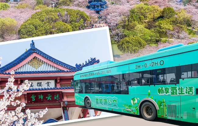 给城市的专属浪漫，潍柴氢燃料电池公交驶进春天